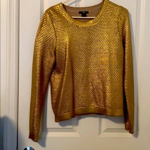Gold long sleeve shirt
